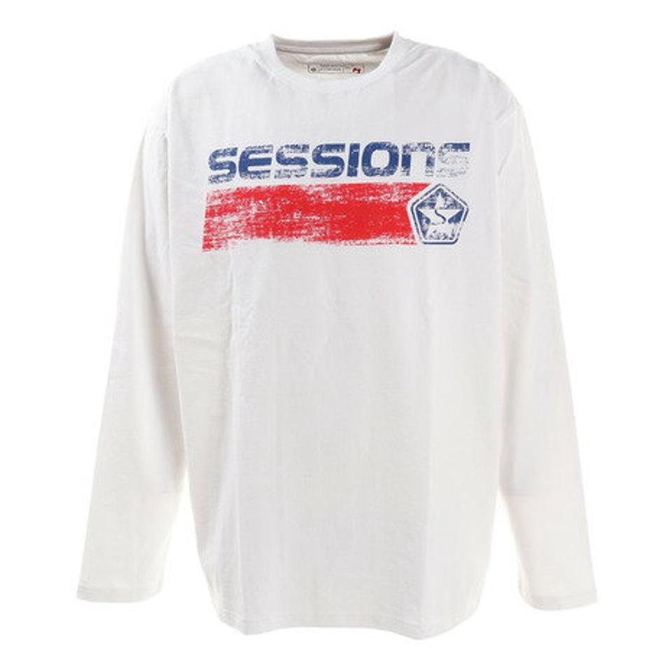 セッションズ(SESSIONS) VITAL STAR 長袖Tシャツ 217178 WHT (メンズ)