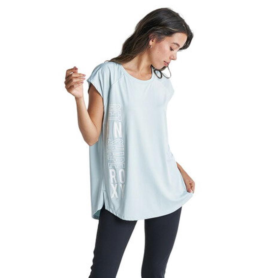 ロキシー(ROXY)(レディース)水陸両用 速乾 UVカット Tシャツ FUN 22FWRST224536IBL