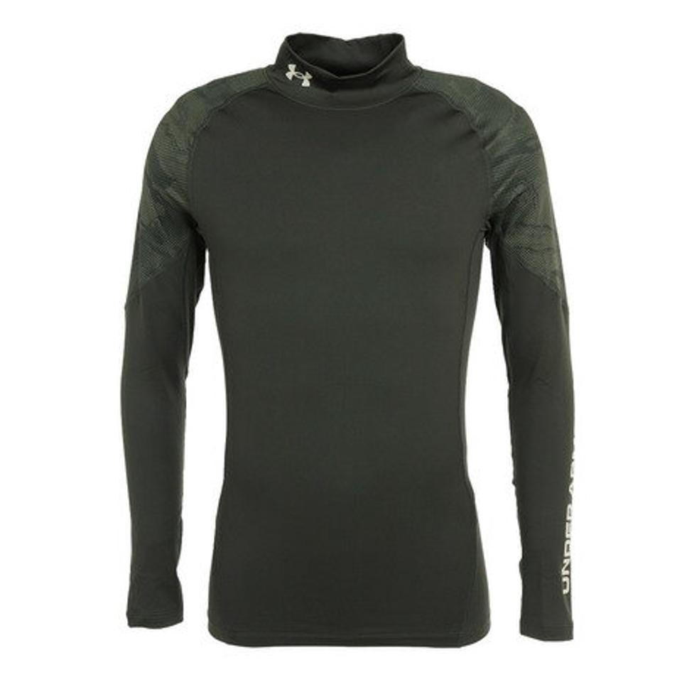 アンダーアーマー(UNDER ARMOUR)(メンズ)着圧 長袖 コールドギアアーマー モック ノベルティ シャツ 1375530 310 速乾