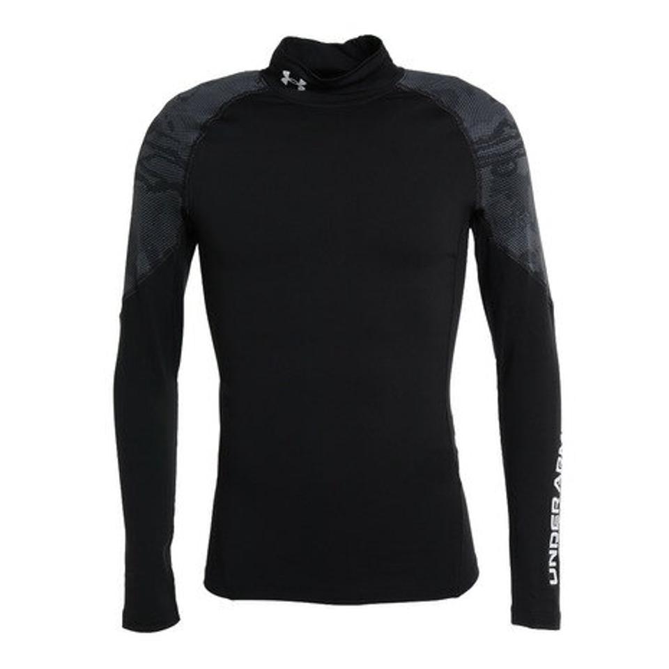 アンダーアーマー(UNDER ARMOUR)(メンズ)着圧 長袖 コールドギアアーマー モック ノベルティ シャツ 1375530 001 速乾
