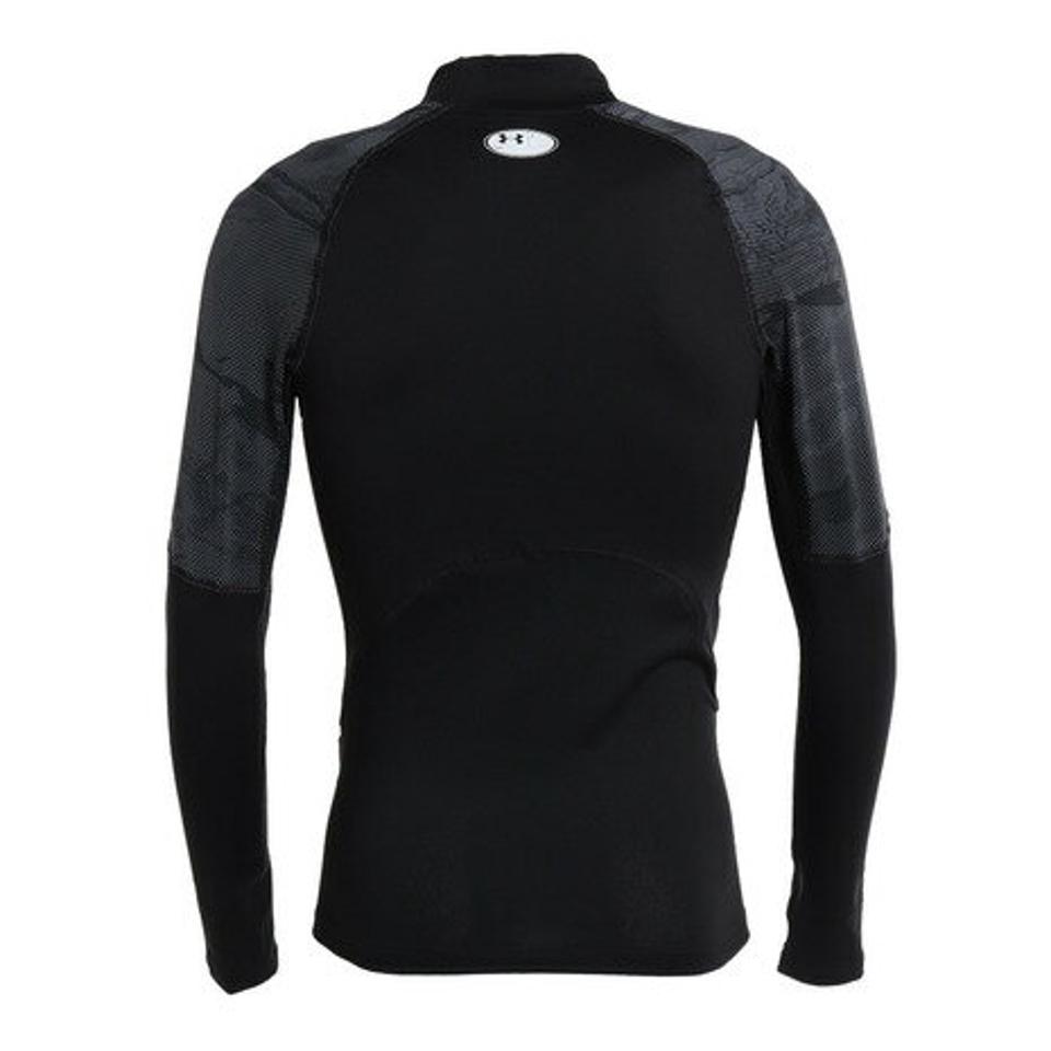 アンダーアーマー(UNDER ARMOUR)(メンズ)着圧 長袖 コールドギアアーマー モック ノベルティ シャツ 1375530 001 速乾