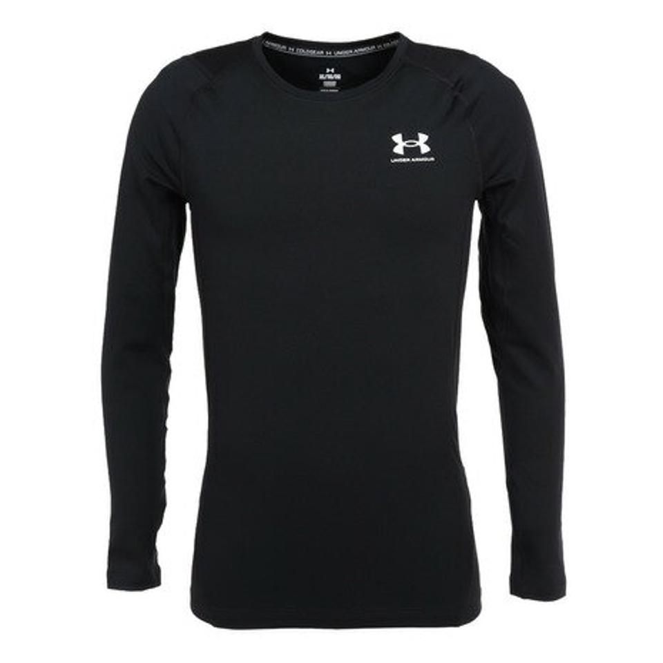【2/25 24h限定 エントリー&対象4店舗買い回りで最大P10倍!】アンダーアーマー(UNDER ARMOUR)(メンズ)長袖Tシャツ メンズ 着圧 コールドギアアーマー クルーシャツ 1375528 001 速乾