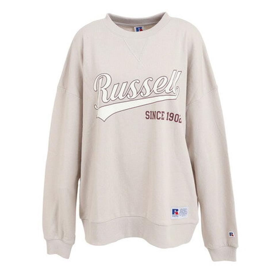 【10%OFFクーポン対象!8/10まで】ラッセル(RUSSELL)(レディース)NU BLEND SWEAT クルー RBL22F1001 LGRY