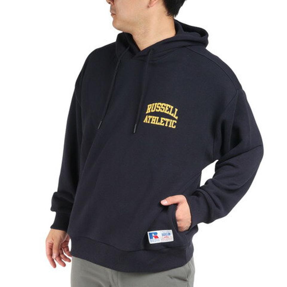 【10%OFFクーポン対象！8/10まで】ラッセル（RUSSELL）（メンズ）HIGH COTTON SW パーカー RBM22F0005 NVY