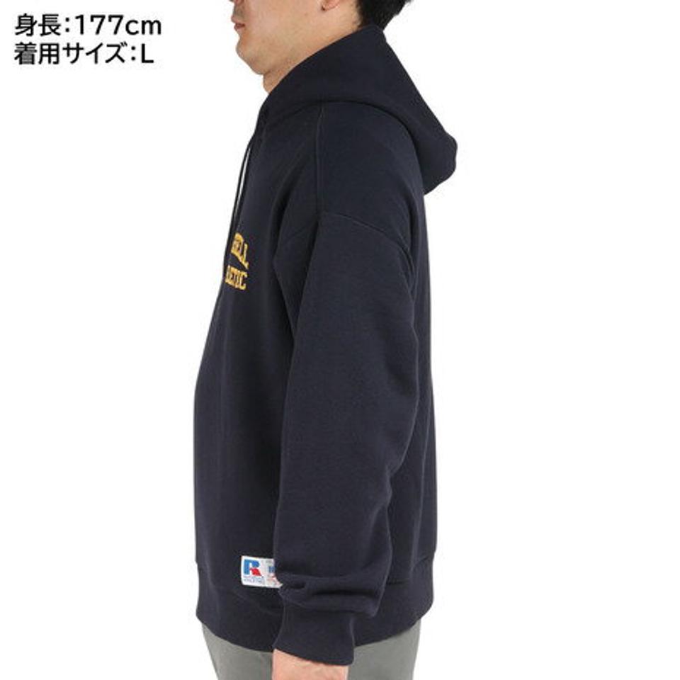 【10%OFFクーポン対象！8/10まで】ラッセル（RUSSELL）（メンズ）HIGH COTTON SW パーカー RBM22F0005 NVY