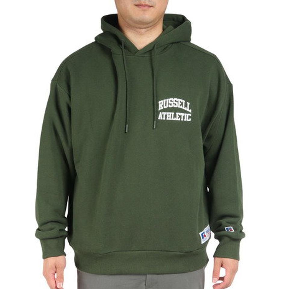 【10%OFFクーポン対象！8/10まで】ラッセル（RUSSELL）（メンズ）HIGH COTTON SW パーカー RBM22F0005 GRN