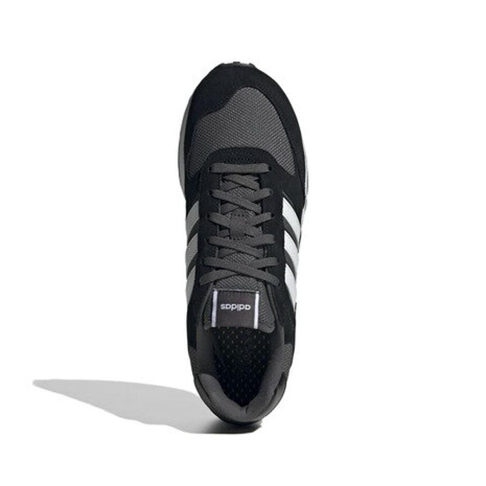 アディダス（adidas）（メンズ）スニーカー 黒 ラン RUN 80s ブラック ホワイト LLA03-GV7302
