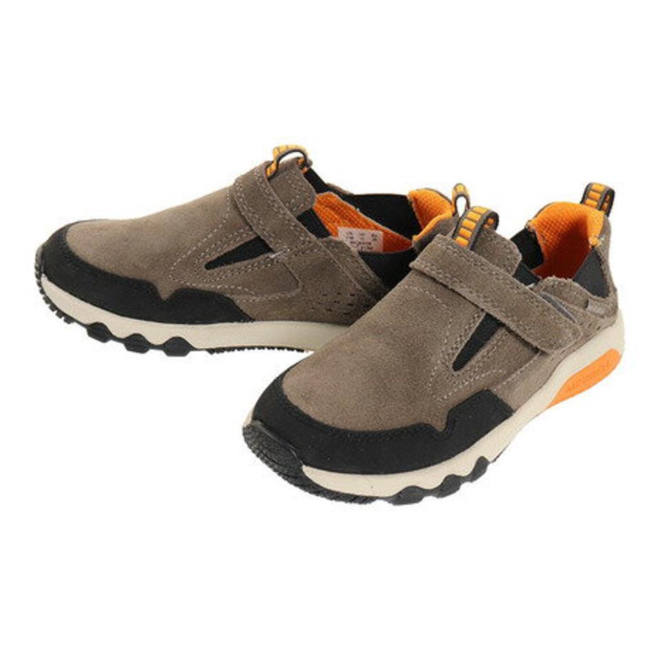 メレル（MERRELL）（キッズ） スニーカー ジュニア ベルト付き 黒 カーキ フリー ローム ジャングル モック FREE ROAM MK265036 MK265314