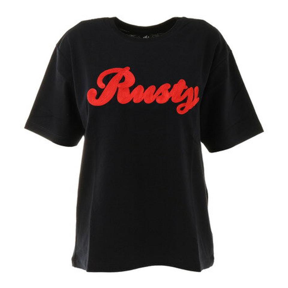 ラスティ(RUSTY)(レディース)Tシャツ レディース 半袖 ニコチャンTシャツ 9205162NVY