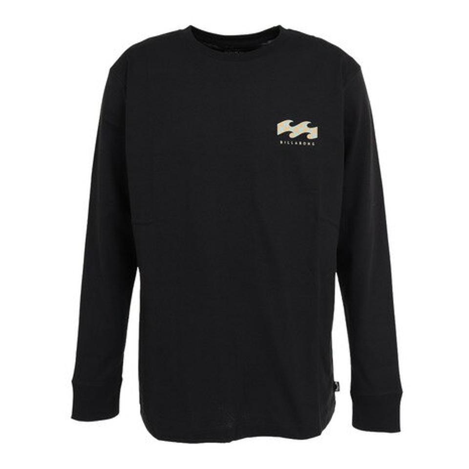【9/10 24h限定 エントリー&対象4店舗買い回りで最大P10倍!】ビラボン(BILLABONG)(メンズ)BACK WAVE 長袖Tシャツ BC012051 BLK