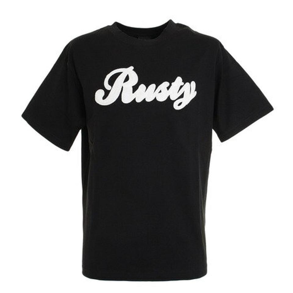 ラスティ(RUSTY)(メンズ)tシャツ メンズ 半袖 ニコチャン Tシャツ 910513BLK