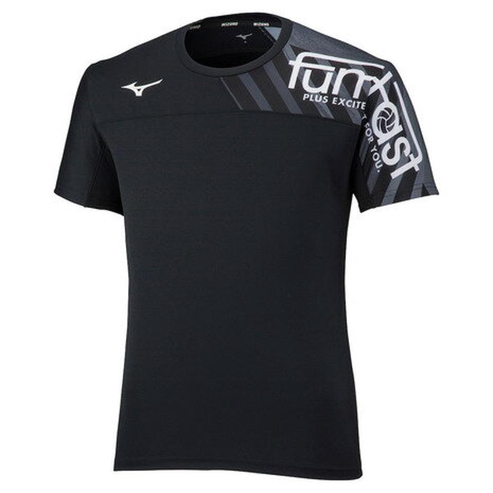 ミズノ(MIZUNO)(メンズ)バレーボールウェア FUNTASTプラクティスシャツ 半袖 バレーボール V2MA252090