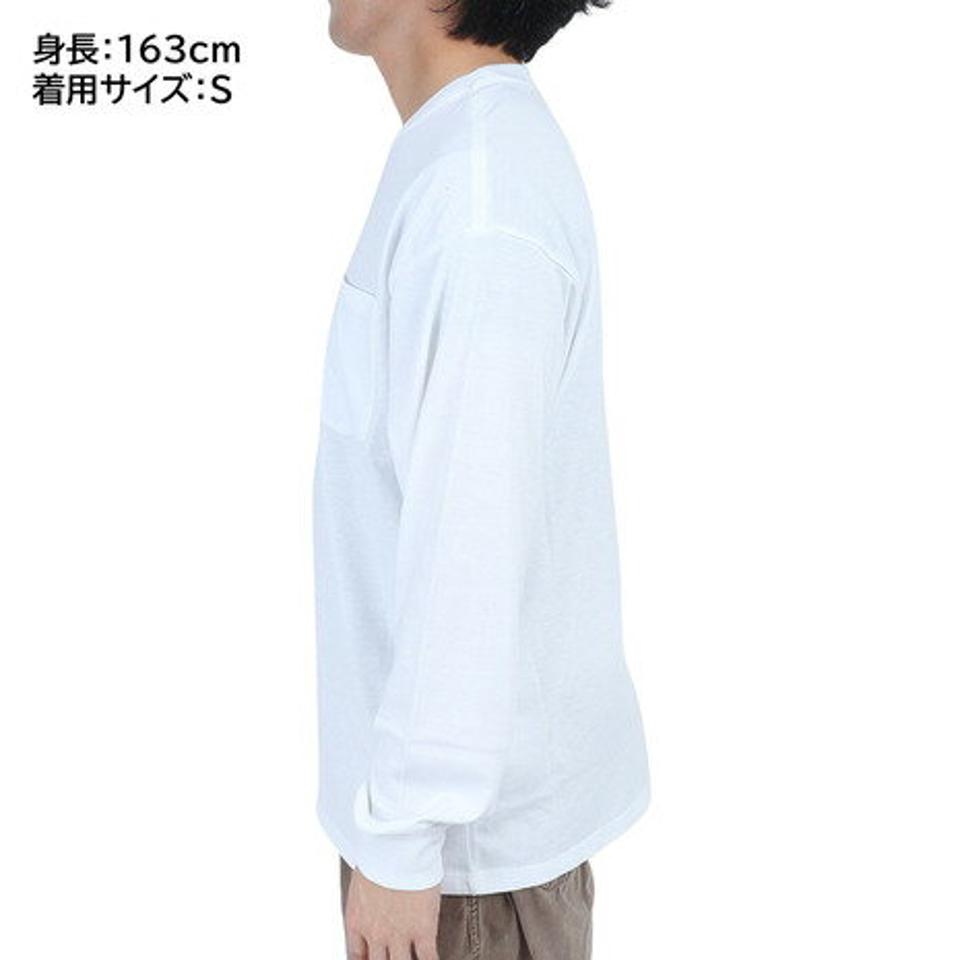 ハーレー（HURLEY）（メンズ）OAO ポケット付き 長袖Tシャツ MLS2200004-WHT