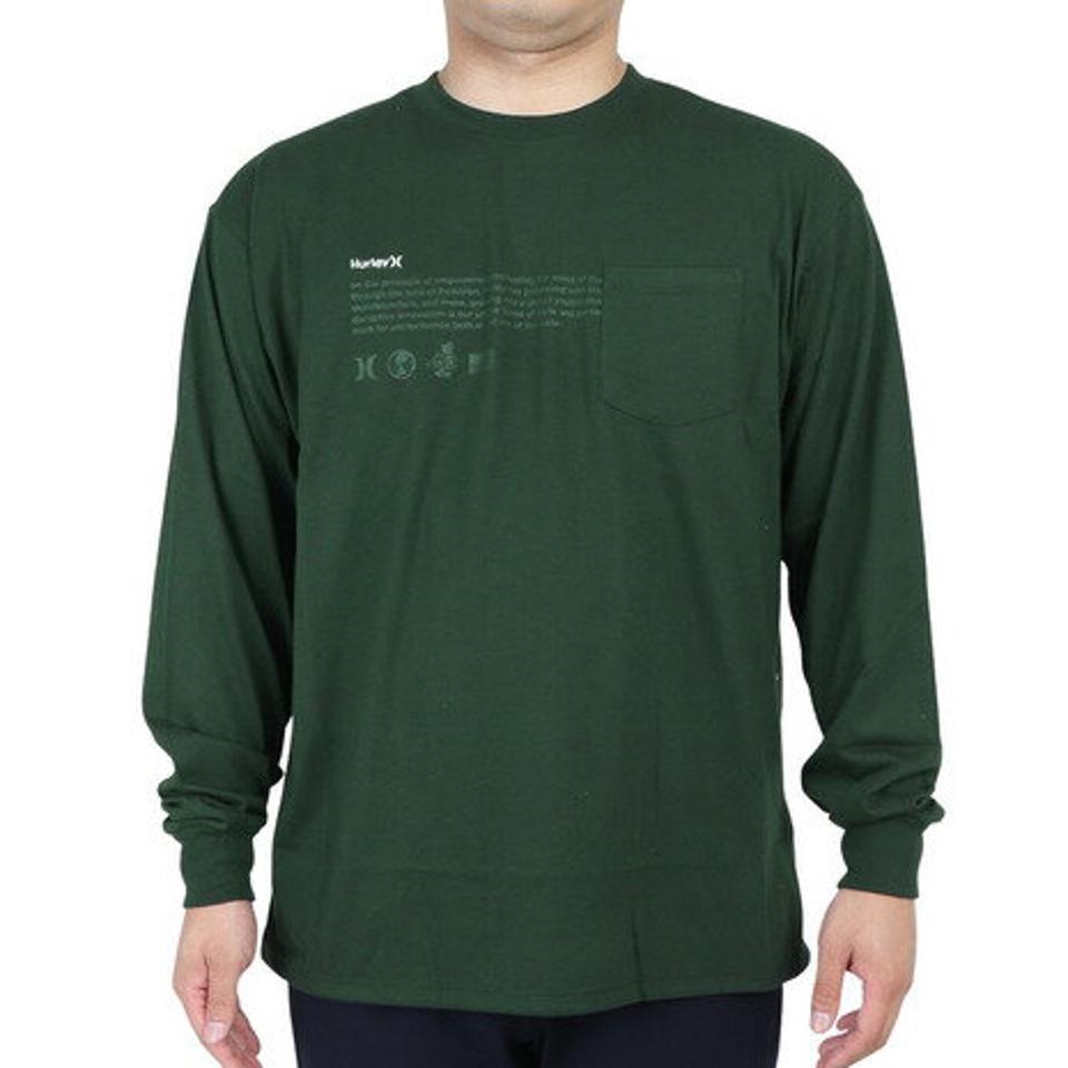 ハーレー(HURLEY)(メンズ)ONE AND ONLY ポケット 長袖Tシャツ MLS2200004-DFR