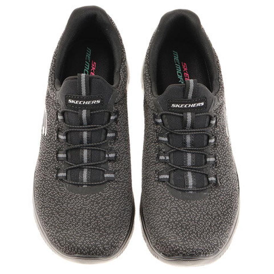 スケッチャーズ（SKECHERS） サミット フレッシュ テイク ブラック 黒 12998-BBK カジュアルシューズ ウォーキング スニーカー スリッポン （レディース）