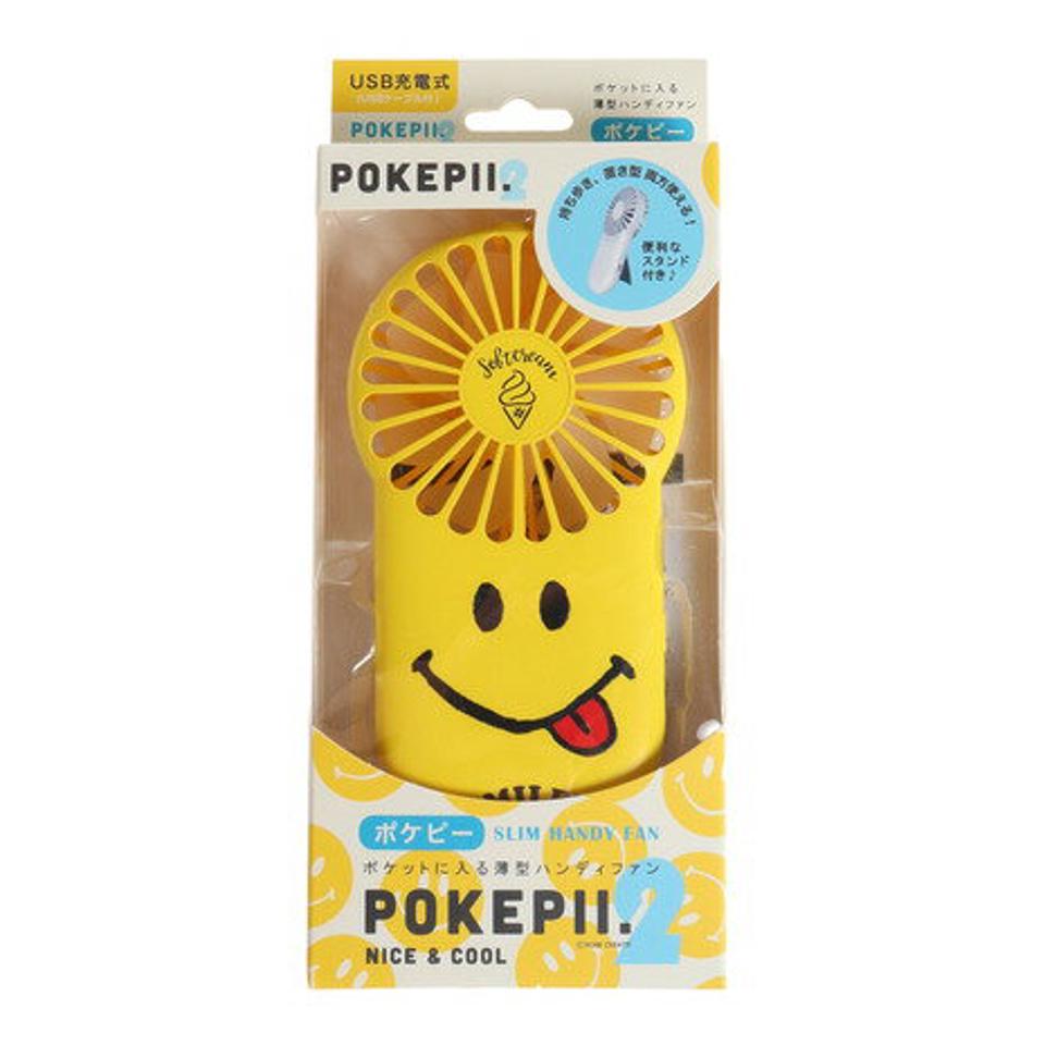 パイン・クリエイト スリムハンディファン ポケピー2 20L00304 POKEPII2スマイリー フェイス (メンズ、レディース)