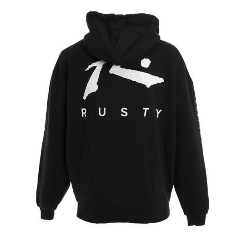 ラスティ(RUSTY)(メンズ)ロゴパーカー 930002BLK オンライン価格