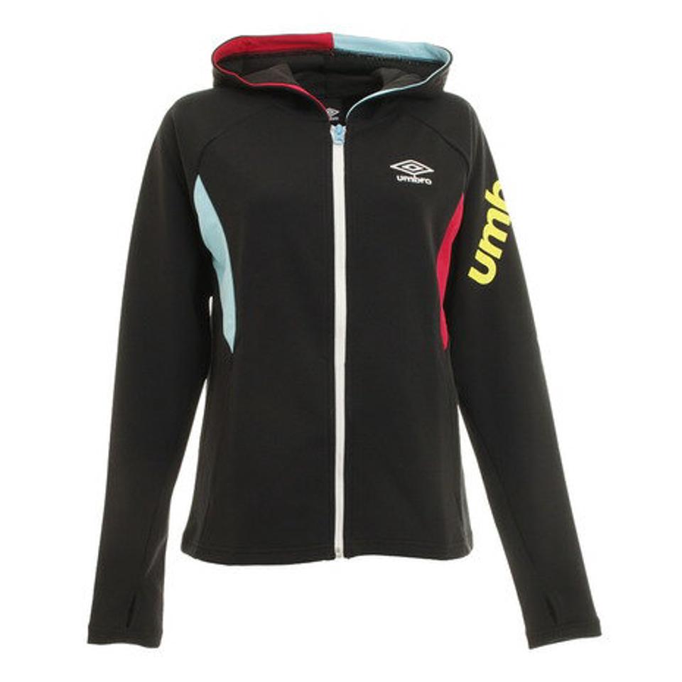 アンブロ(UMBRO) WMスウェットパーカー UMWPJF27 BLK (レディース)