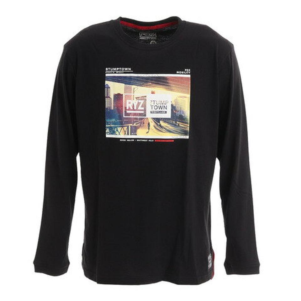 ライズ(RYZ) Tシャツ メンズ 長袖 PHOTO 869R9CD8734 BLK (メンズ)