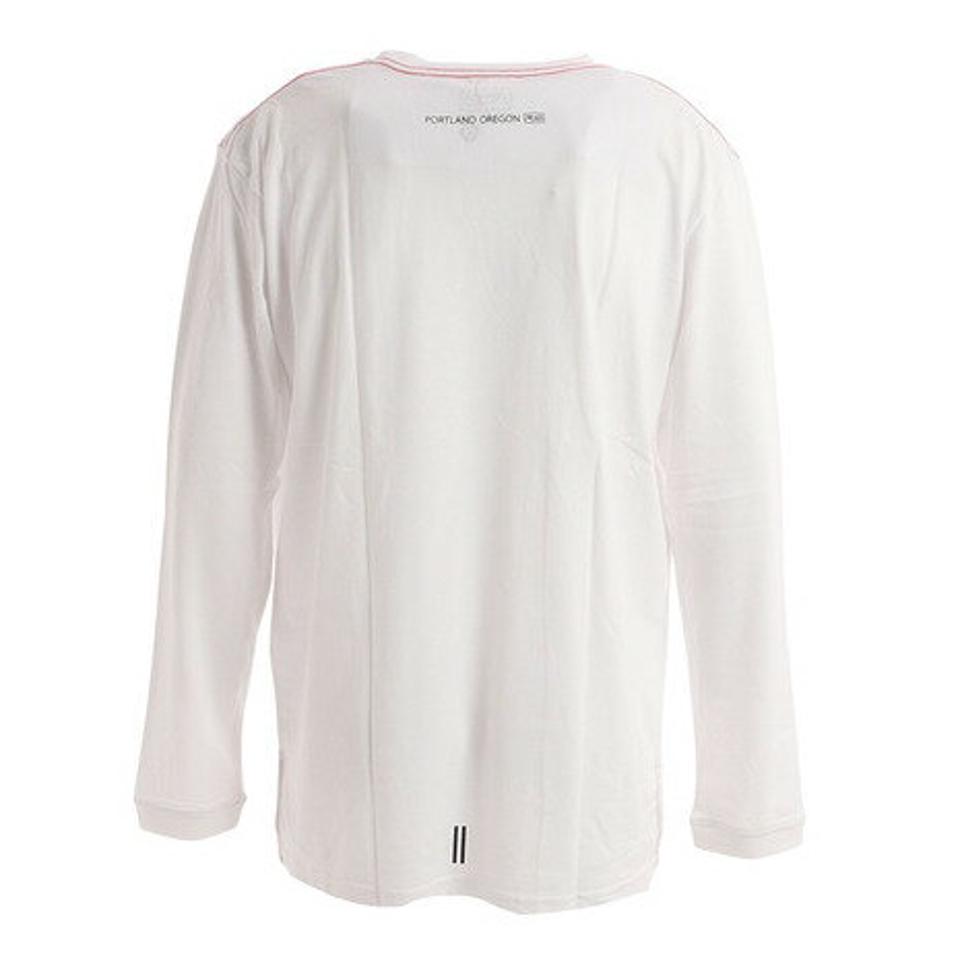 【2点10%OFFクーポン対象！8/10まで】ライズ（RYZ）（メンズ）Tシャツ メンズ 長袖 COURIER 869R9CD8733 WHT