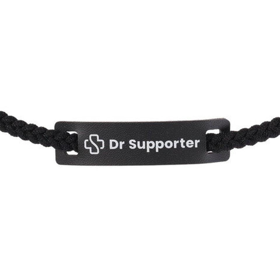 ドクターサポーター(Dr.Supporter) リカバリーカラーバンド ロゴチャーム BLK