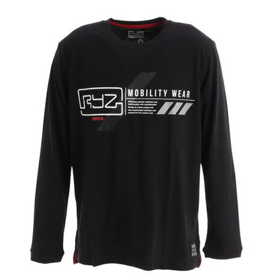 ライズ（RYZ）（メンズ）Tシャツ メンズ 長袖 COURIER 869R9CD8733 BLK