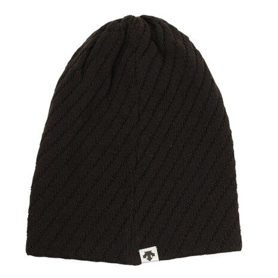 デサント（DESCENTE）（メンズ）野球 リバーシブルニットキャップ DMAQJC60CP BK