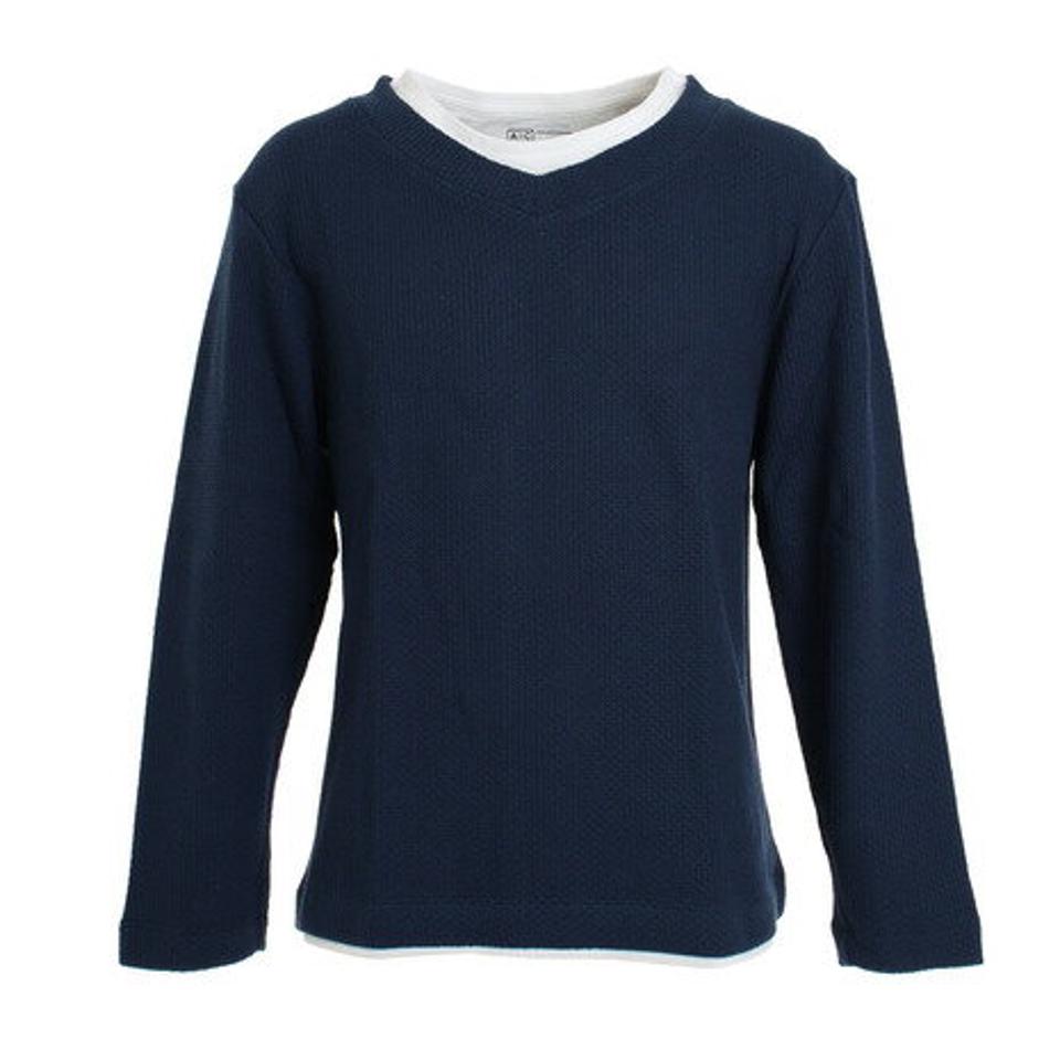 エーシーピージー（ACPG）（メンズ）フェイクレイヤード ロングTシャツ 871PA0CG7064NVY オンライン価格