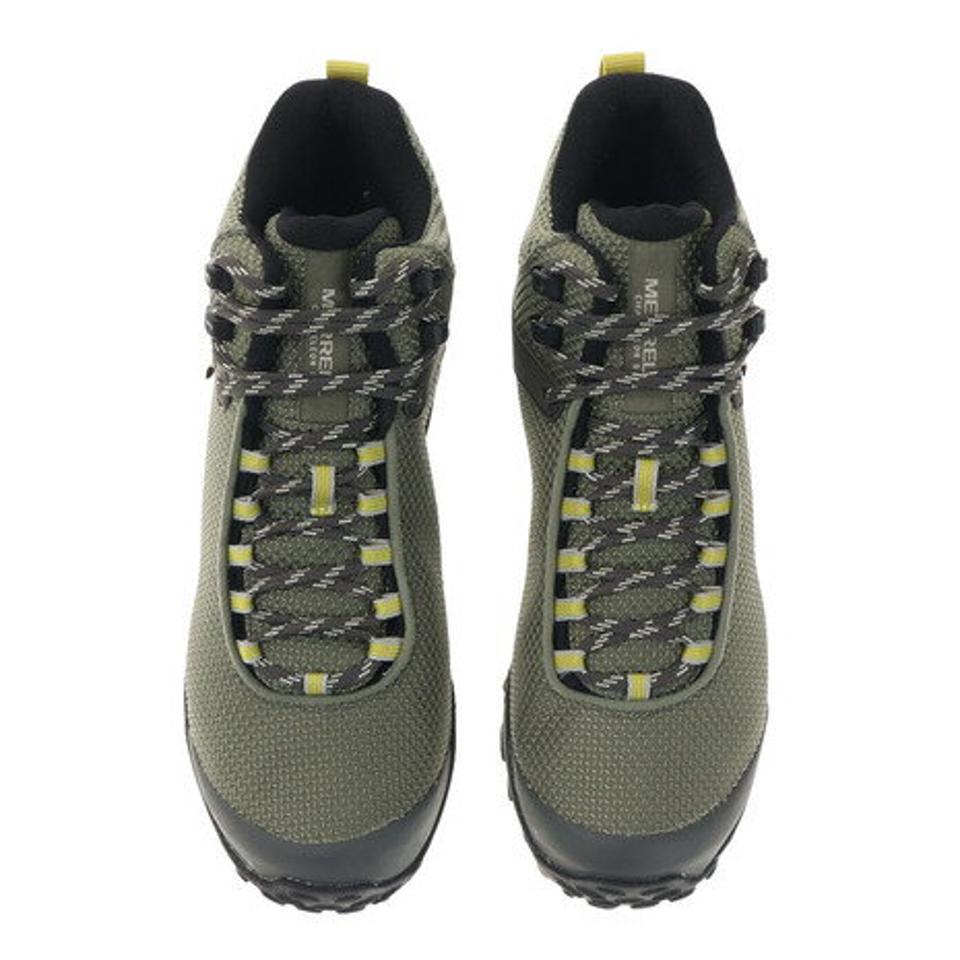 メレル（MERRELL） トレッキングシューズ ハイカット 登山靴 カメレオン 8 ストーム ミッド ゴアテックス 034091 LICHEN （メンズ）