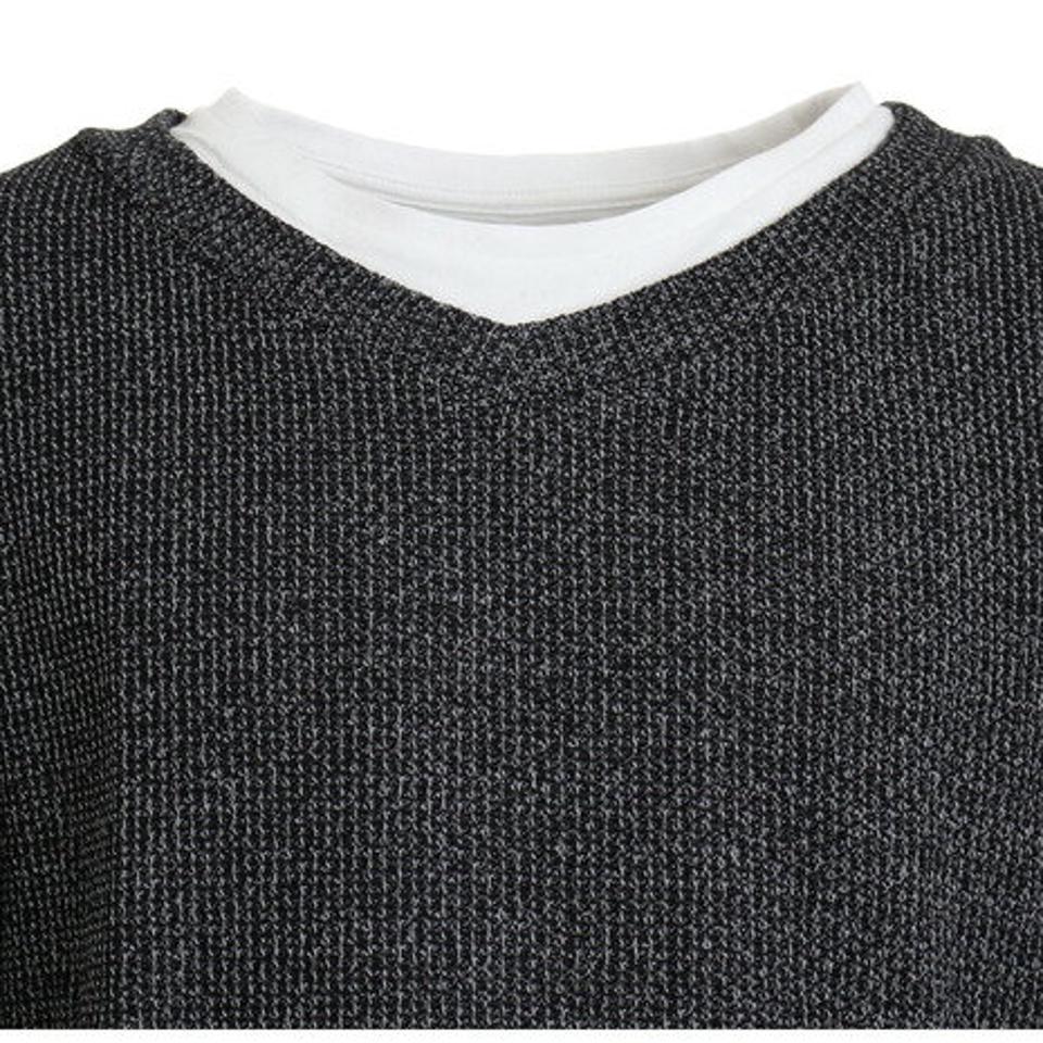 エーシーピージー（ACPG）（メンズ）フェイクレイヤード ロングTシャツ 871PA0CG7064BLK オンライン価格