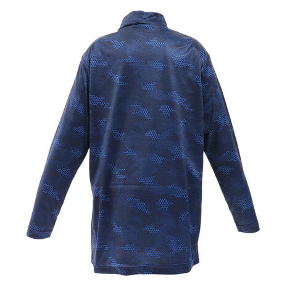 エーシーピージー(ACPG)(キッズ)ジュニア ウインドクロス 防風 長袖ハイネックシャツ カモ 893PA9ASC5010NVY