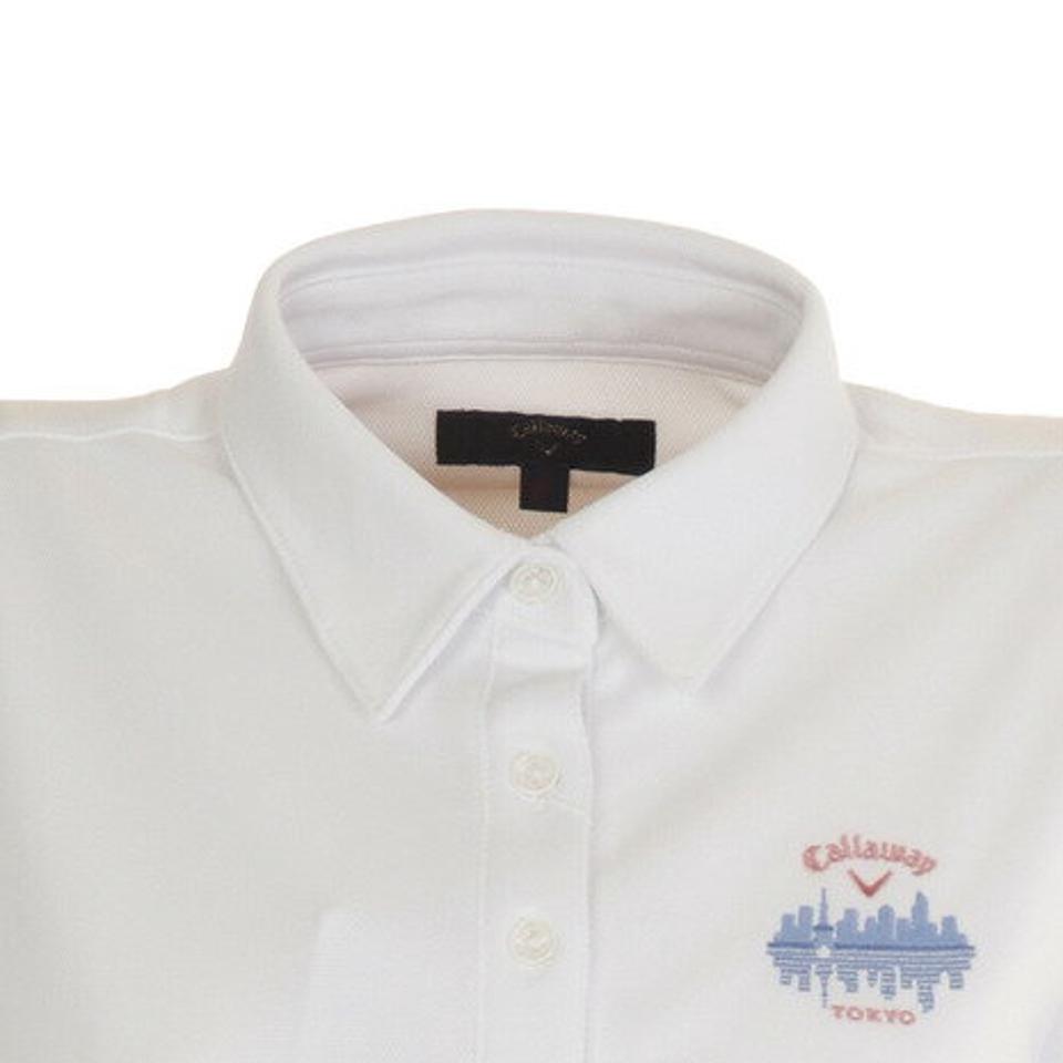キャロウェイ(CALLAWAY)(レディース)ゴルフウェア ポロシャツ レディース 長袖鹿の子ボタンダウンシャツ 241-0133800-030