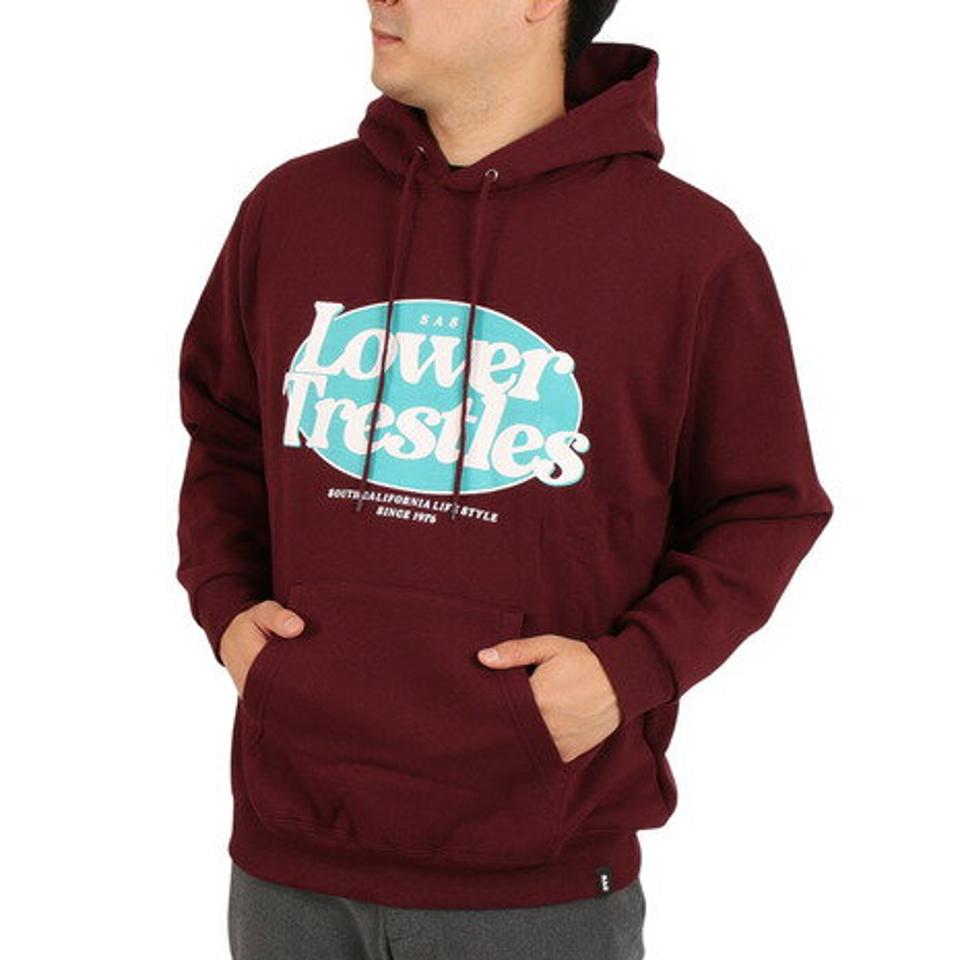 エスエーエス(SAS)(メンズ)裏起毛ヘビーパーカ LOWER SAS2217203-39:WINE