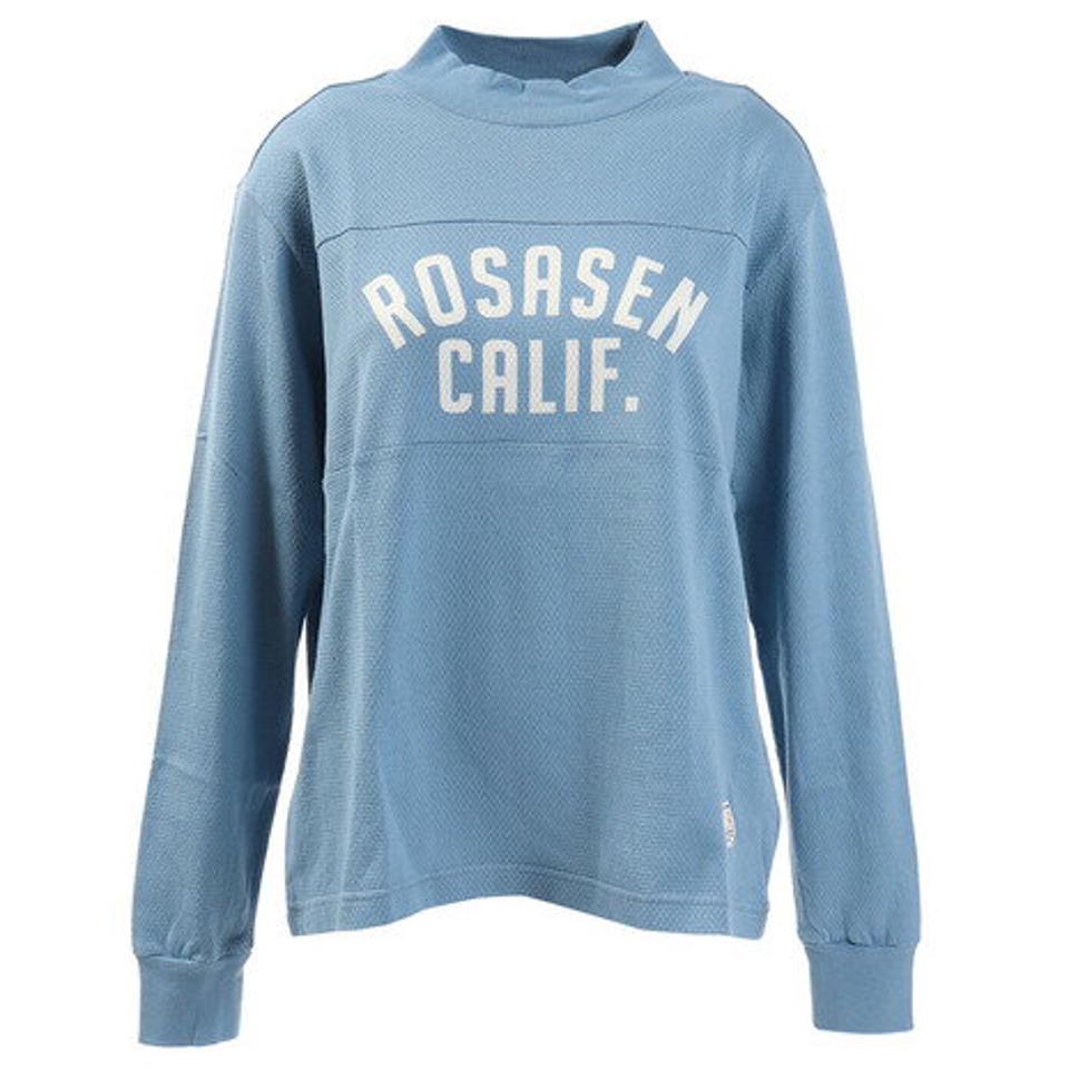 ROSASEN ゴルフウェア シャツ レディース メッシュ長袖モックシャツ 045-22212-093 (レディース)