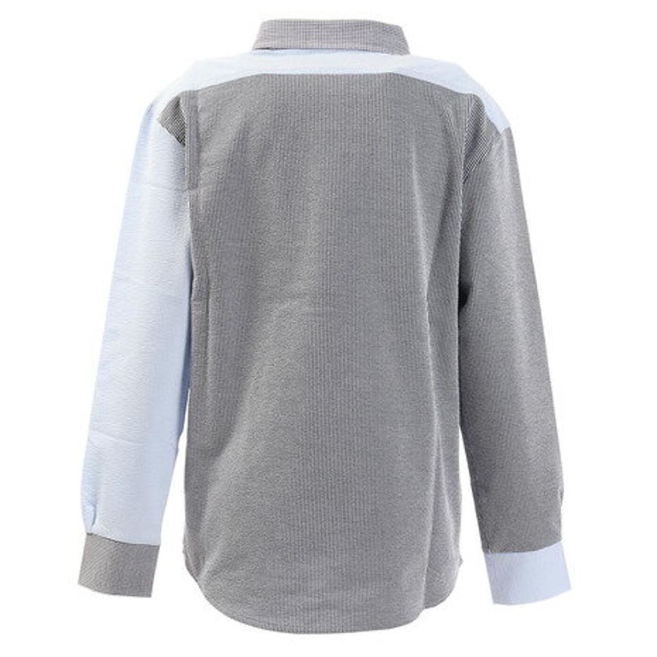 ROSASEN ゴルフウェア シャツ レディース 36Gピケ サッカークレイジー長袖シャツ 045-22211-098 (レディース)