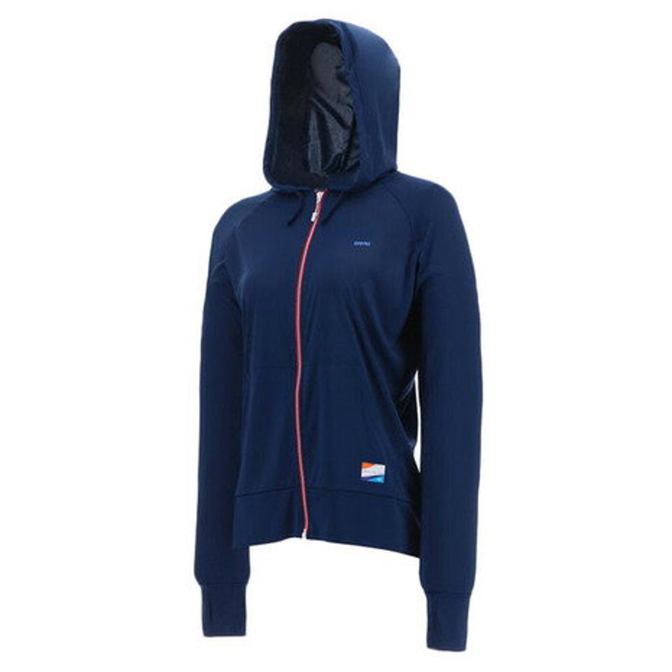 【10/10 24h限定エントリー&対象4店舗買い回りで最大P10倍!】アリーナ(ARENA) T-body パーカー ASN-9400W DNY ネイビー 水陸両用 UVカット 紫外線対策 吸汗 速乾 (レディース)