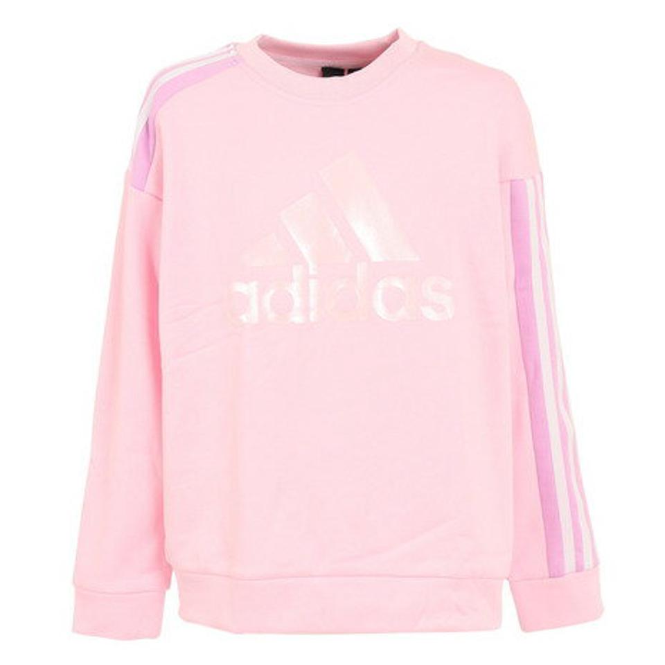 アディダス(adidas)(キッズ)ジュニア クルー 裏起毛 スウェット VD631-HM9581