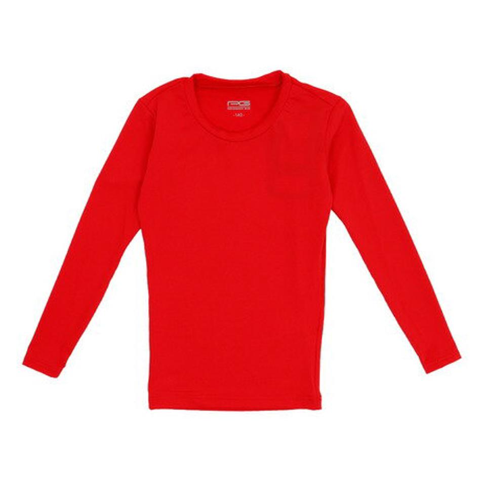 パフォーマンスギア(PG)(キッズ)サッカー ジュニア インナー ストレッチ 丸首 長袖 シャツ 742PG9ES4534