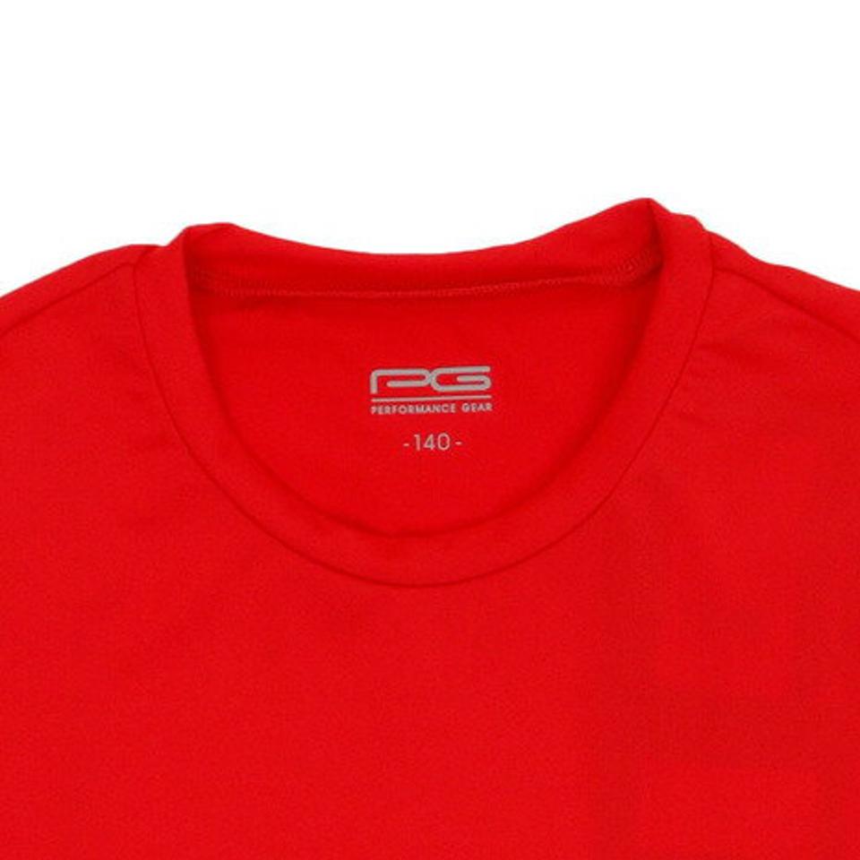 パフォーマンスギア(PG)(キッズ)サッカー ジュニア インナー ストレッチ 丸首 長袖 シャツ 742PG9ES4534