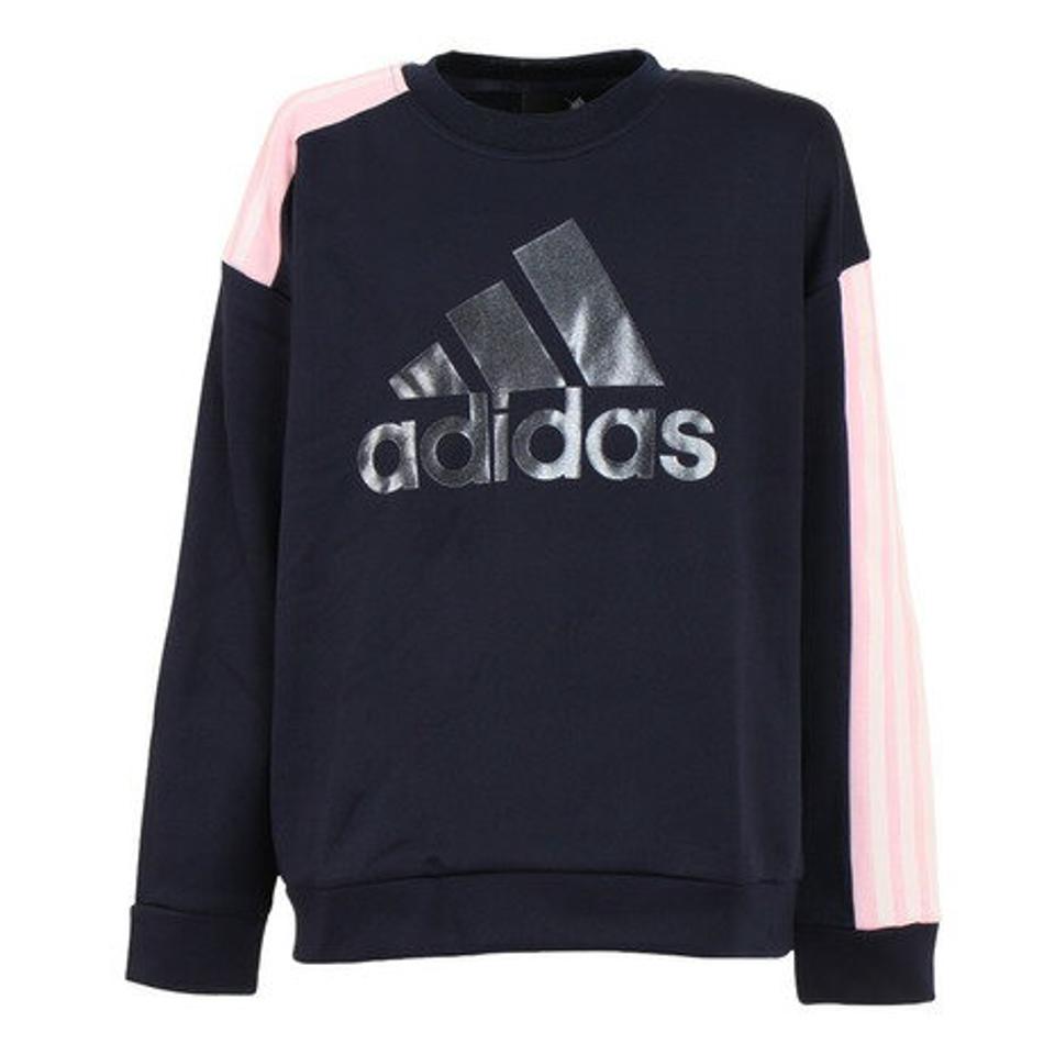 アディダス(adidas)(キッズ)ジュニア 裏起毛 スウェット トレーナー ウォームクルースウェット VD631