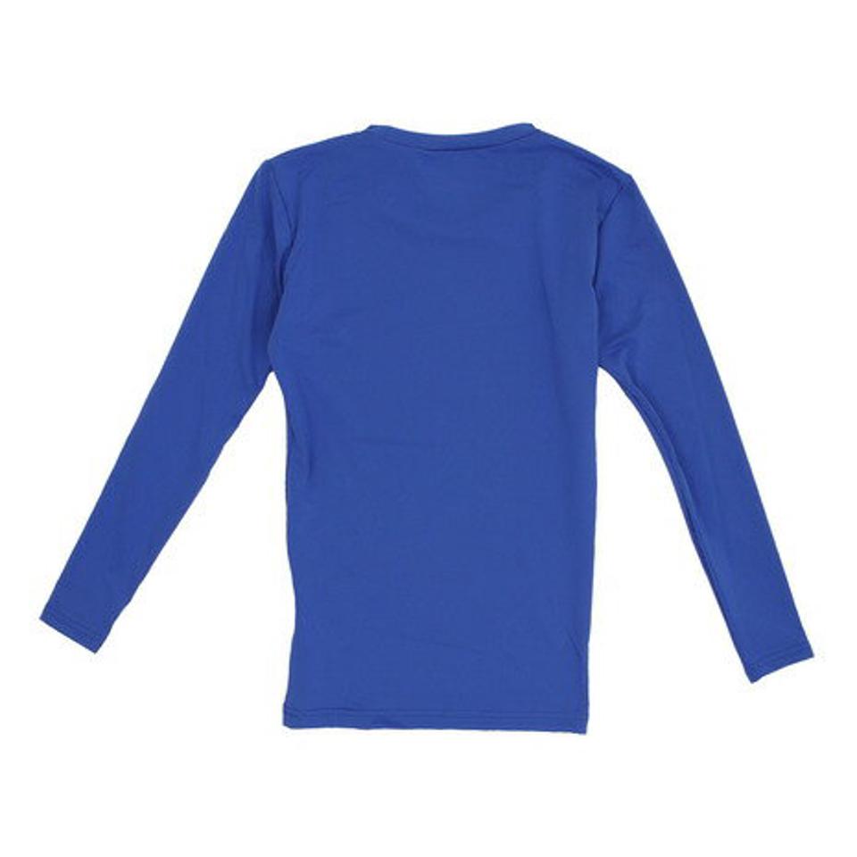 パフォーマンスギア(PG)(キッズ)サッカー ジュニア インナー ストレッチ 丸首 長袖 シャツ 742PG9ES4534 青