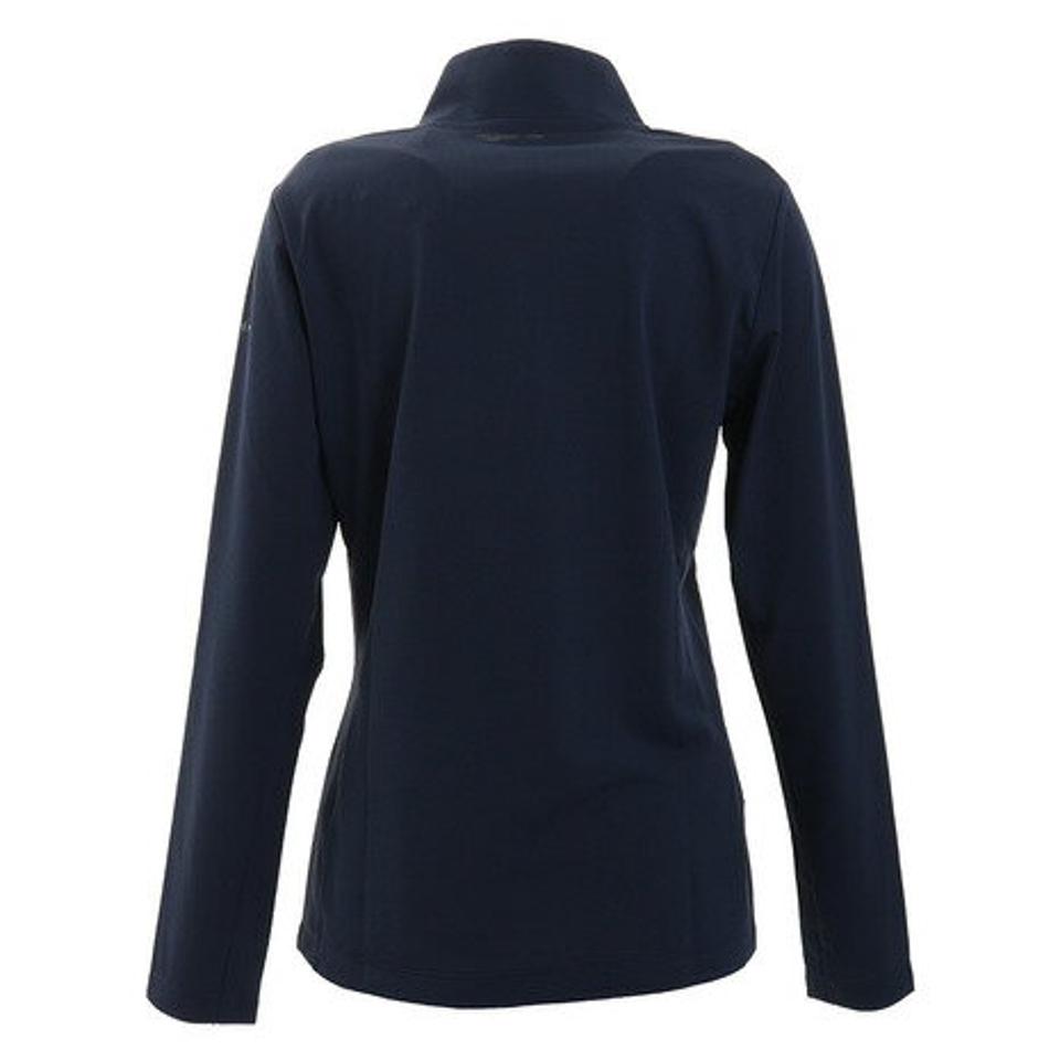 ウィッテム(HUITIEME) テニス ハーフジップ 長袖シャツ HU20SES733222 NVY 【吸汗速乾/UVカット】 (レディース)