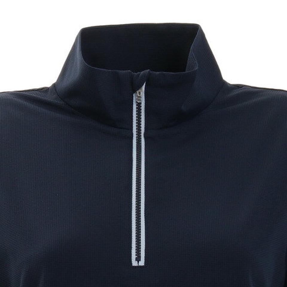 ウィッテム(HUITIEME) テニス ハーフジップ 長袖シャツ HU20SES733222 NVY 【吸汗速乾/UVカット】 (レディース)