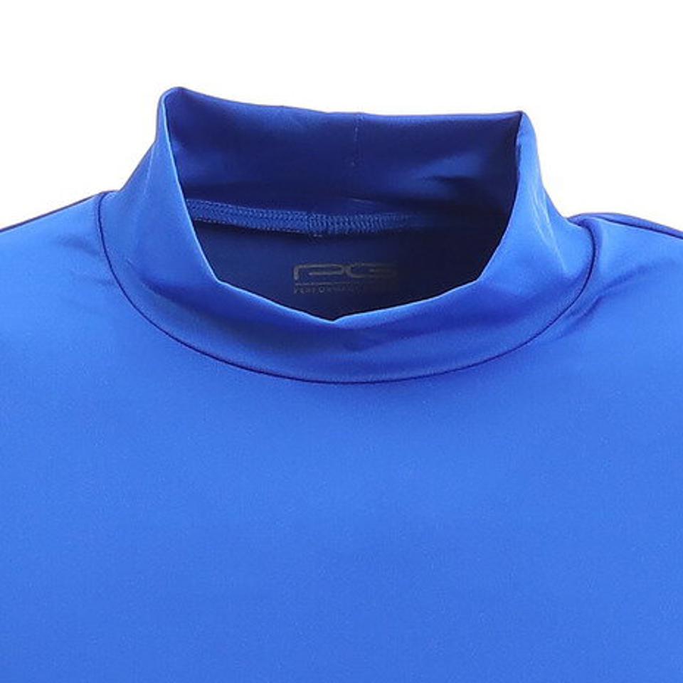 パフォーマンスギア(PG)(メンズ)ストレッチハイネック長袖シャツ 741PG9ES4522 BLU