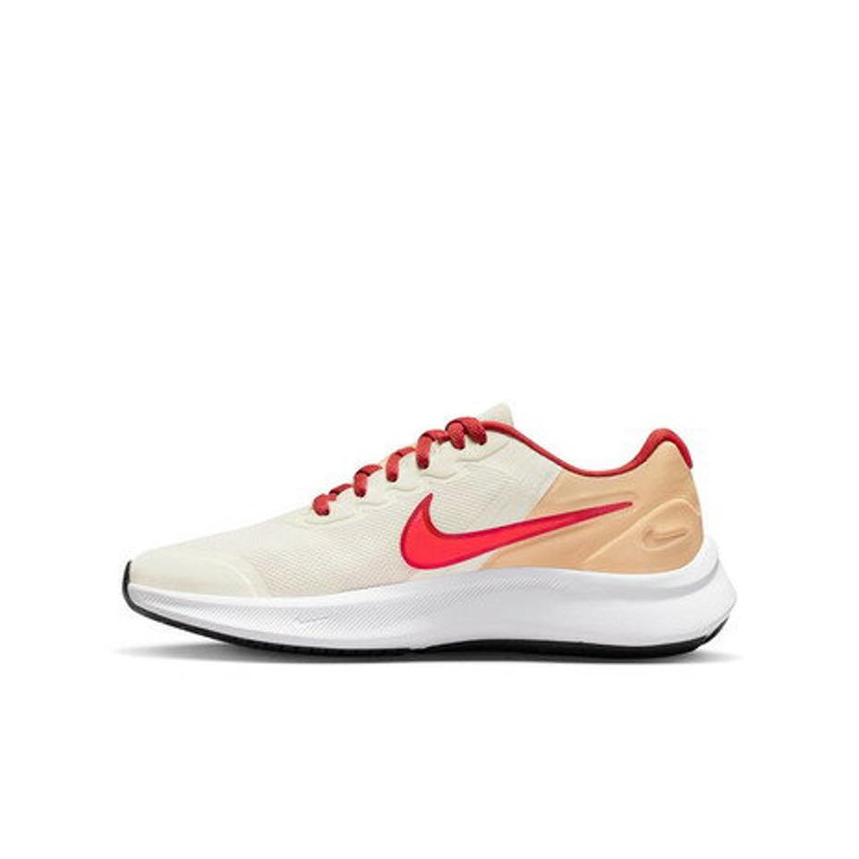 ナイキ（NIKE）（キッズ）スター ランナー 3 GS セイル ホワイト 白 DA2776-101 ジュニア ランニングシューズ 子供靴 スポーツスニーカー 運動 マラソン