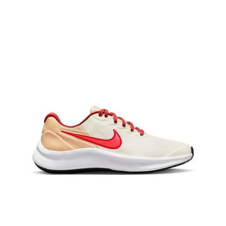 ナイキ（NIKE）（キッズ）スター ランナー 3 GS セイル ホワイト 白 DA2776-101 ジュニア ランニングシューズ 子供靴 スポーツスニーカー 運動 マラソン