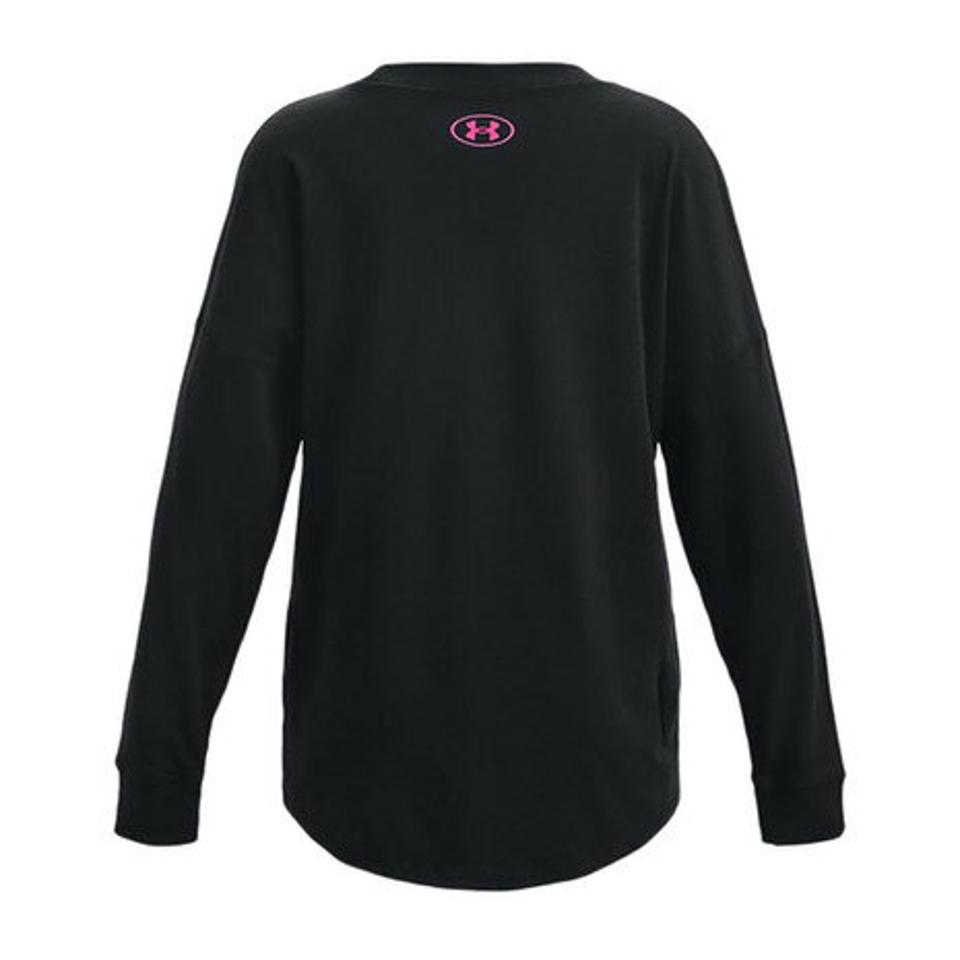 アンダーアーマー（UNDER ARMOUR） ガールズ グルービー グラディエントロゴ ロングスリーブTシャツ 1374172 001 （キッズ）