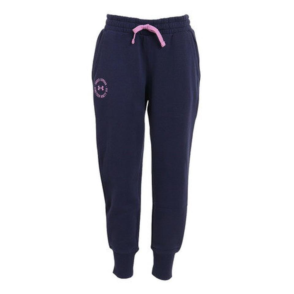 アンダーアーマー（UNDER ARMOUR）（レディース）ライバルフリース クレスト ジョガーパンツ 1373025 410