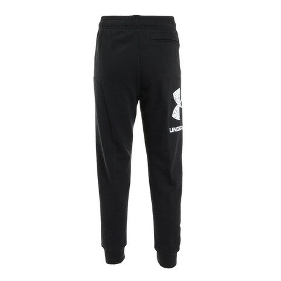 【10/25 24h限定 エントリー＆対象3店舗買い回りで最大P10倍！】アンダーアーマー（UNDER ARMOUR）（キッズ）ライバルフリース ビッグ ロゴフィル ジョガーパンツ 1373557 001