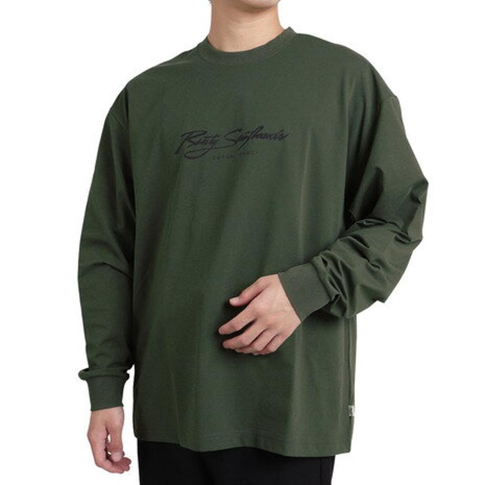 ラスティ（RUSTY） バックロゴ 長袖Tシャツ 932074KHA （メンズ）